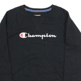 CHAMPION Womens Sweatshirt Black M