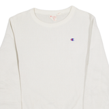 CHAMPION REVERSE WEAVE Mens Sweatshirt Cream L