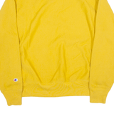 CHAMPION REVERSE WEAVE Mens Sweatshirt Yellow High Neck L