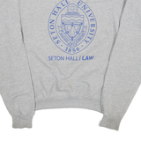 CHAMPION Seton Hall University Mens Sweatshirt Grey 80s USA S