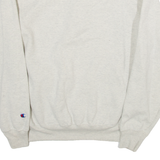 CHAMPION Hood College Mens Sweatshirt Grey 1/4 Zip 80s USA M