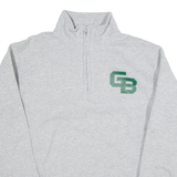 CHAMPION GB Mens Sweatshirt Grey 1/4 Zip M