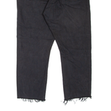 LEVI'S Wedgie BIG E Distressed Womens Jeans Black Regular Tapered W32 L24