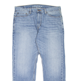 NAUTICA Mens Jeans Blue Relaxed Straight Stone Wash W36 L30