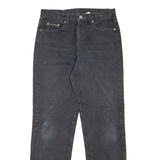 CALVIN KLEIN JEANS Womens Jeans Black Regular Straight W28 L30