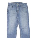 TOMMY HILFIGER Mens Jeans Blue Regular Straight Stone Wash W32 L32