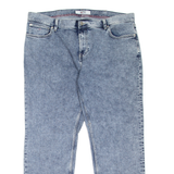 TOMMY JEANS Mens Jeans Blue Relaxed Straight W40 L32