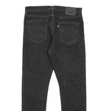 LEVI'S 512 BIG E Jeans Mens Black Slim Tapered W34 L32
