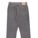 LEVI'S 501 Jeans Womens Grey Regular Straight W28 L26