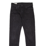 LEVI'S 511 BIG E Jeans Mens Black Slim Straight W29 L30