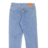 LEVI'S 501 BIG E Jeans Spell Out Womens Blue Regular Straight W26 L25