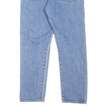 LEVI'S 501 BIG E Jeans Spell Out Womens Blue Regular Straight W26 L25