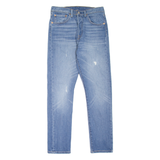 LEVI'S 501S Jeans Premium Womens Blue Skinny Straight Stone Wash W27 L28
