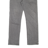 LEVI'S 514 Jeans Mens Grey Slim Straight W33 L32