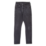 LEVI'S 501S Jeans Womens Black Skinny Straight W26 L30
