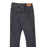LEVI'S 501S Jeans Womens Black Skinny Straight W26 L30
