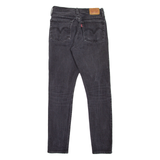 LEVI'S 501S Jeans Womens Black Skinny Straight W26 L30