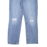 LEVI'S 541 Jeans Distressed Mens Blue Athletic Tapered Stone Wash W33 L30
