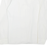 Womens Blouse White V-Neck Long Sleeve L
