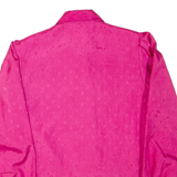 Womens Shirt Pink Collared Long Sleeve L