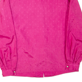 Womens Shirt Pink Collared Long Sleeve L