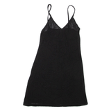 Womens Camisole Vest Black V-Neck Sleeveless S
