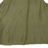 Womens Top Green Sleeveless L