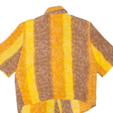 VERSE Womens Printed Shirt Orange Collared Striped L