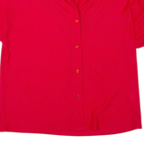 COSMOS Womens Shirt Red Collared XL