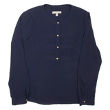 BANANA REPUBLIC Womens Blouse Blue Long Sleeve S