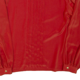 JULIETTA Womens Blouse Orange Long Sleeve L