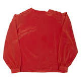 JULIETTA Womens Blouse Orange Long Sleeve L