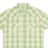 WRANGLER Slim Mens Shirt Green Check 2XL