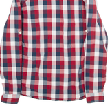 LEVI'S Slim Fit Mens Shirt Red Gingham Long Sleeve S