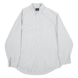 LEVI'S Mens Shirt Grey Striped Long Sleeve M