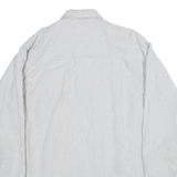 LEVI'S Mens Shirt Grey Striped Long Sleeve M