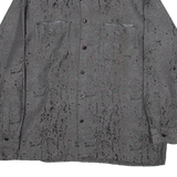 CLASSIC STYLE Mens Shirt Grey Long Sleeve 2XL