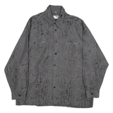 CLASSIC STYLE Mens Shirt Grey Long Sleeve 2XL