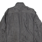 CLASSIC STYLE Mens Shirt Grey Long Sleeve 2XL