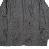CLASSIC STYLE Mens Shirt Grey Long Sleeve 2XL