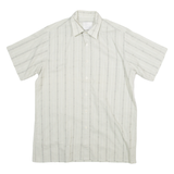 TONY D Mens Shirt Grey Gingham M