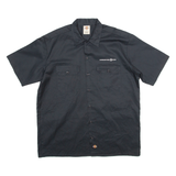 DICKIES International Paper Mens Worker Shirt Black L