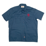 DICKIES Mens Worker Shirt Blue XL