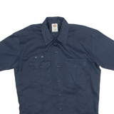 DICKIES Mens Worker Shirt Blue L