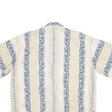 Mens Shirt Cream Floral 2XL
