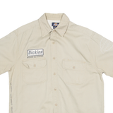 DICKIES Mens Worker Shirt Beige M