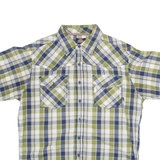DICKIES Mens Shirt Green Check L