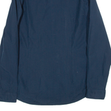 CALVIN KLEIN Slim Fit Mens Plain Shirt Blue Long Sleeve M