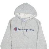 CHAMPION Womens Grey Hoodie S