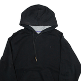 CHAMPION Womens Black Hoodie M